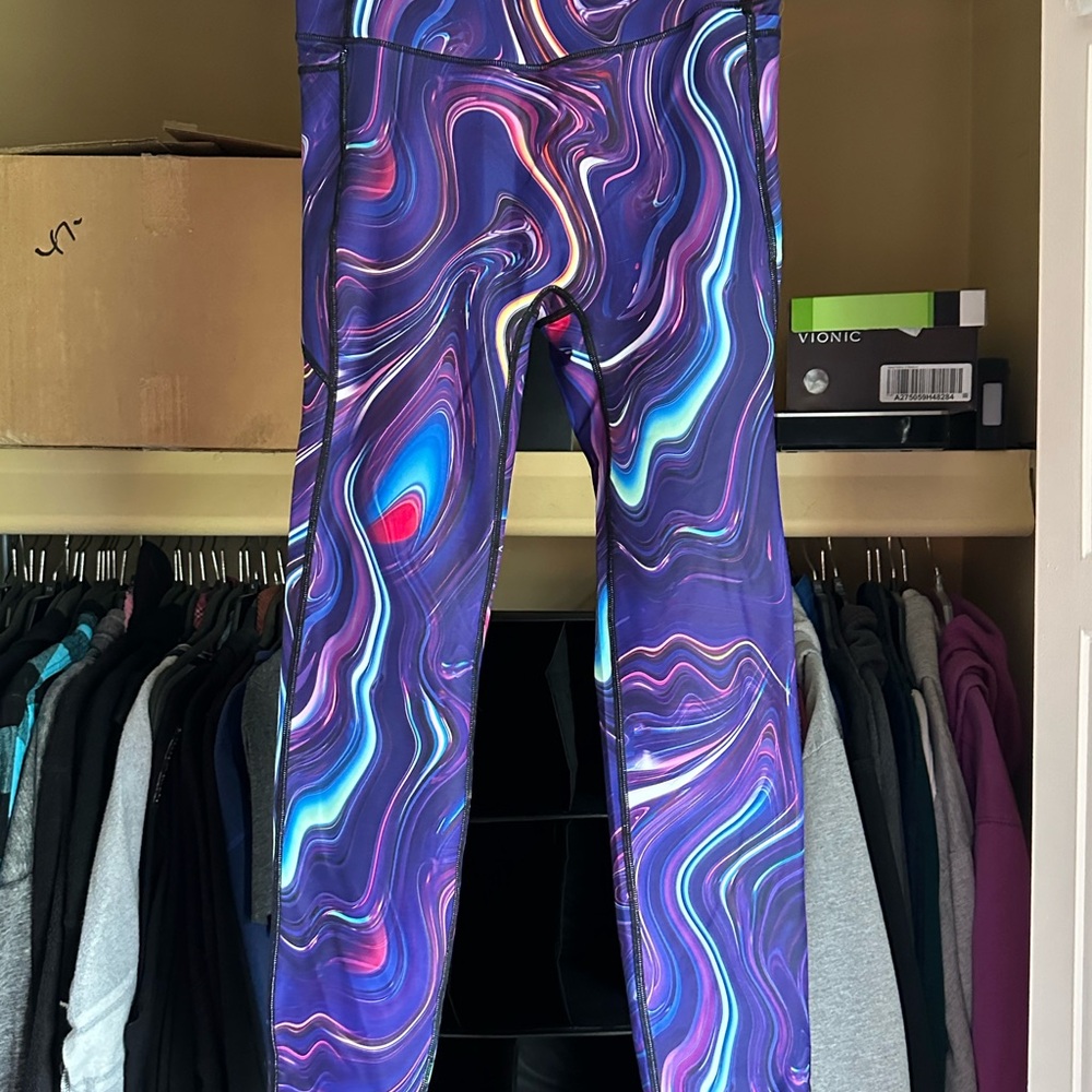Axmove Multi-Color Leggings Full Length NWOT